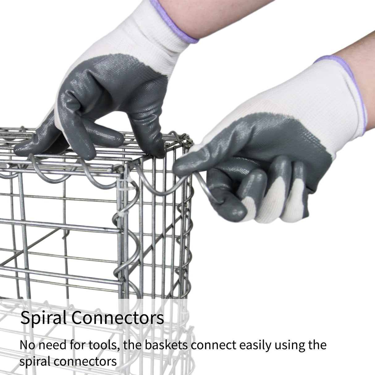 Cestos externos de aço inoxidá vel 100 x 95 x 30 cm Pacote de 4