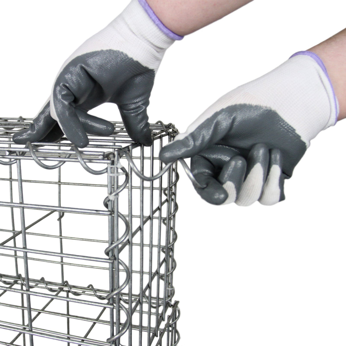 6 gaiolas exteriores de aço galvanizado para decoração 100 x 95 x 30cm