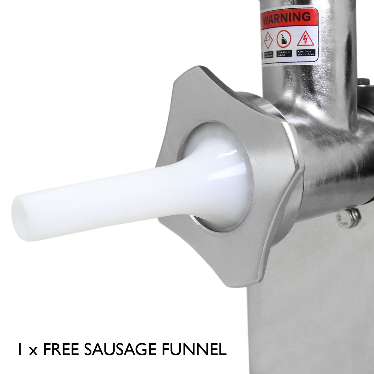 Stuffer de aço inoxidá vel 850W 220V do picador de carne elétrico comercial