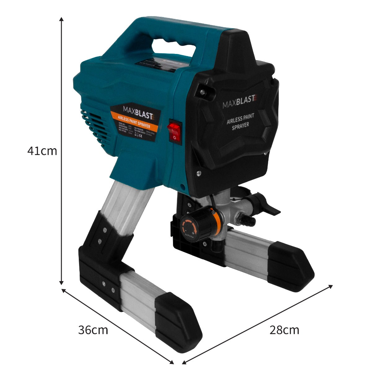Pistola de pintura sem ar MaxBlast