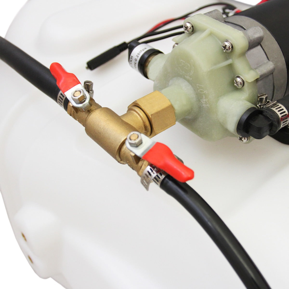 Trailer basculante off-road ATV e pulverizador de 60 litros