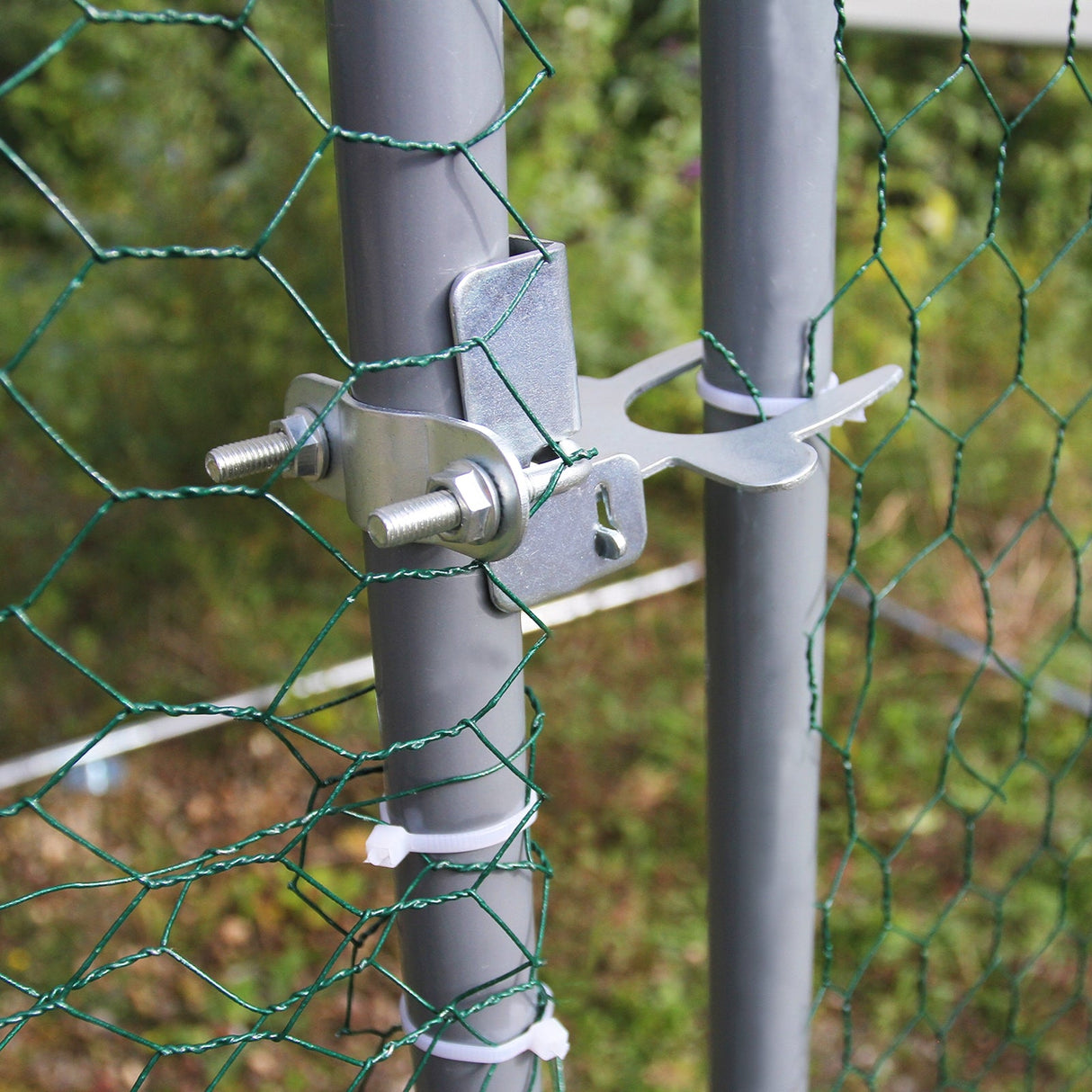 Cerca da gaiola das aves domésticas que cerca galinhas de aço da caixa de galinha 4m x 2m x 2m
