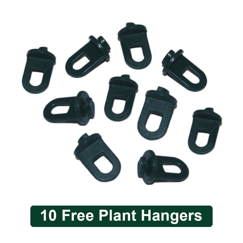 Estufa sem base de policarbonato tipo galpão de jardim 1,8m x 1,2m