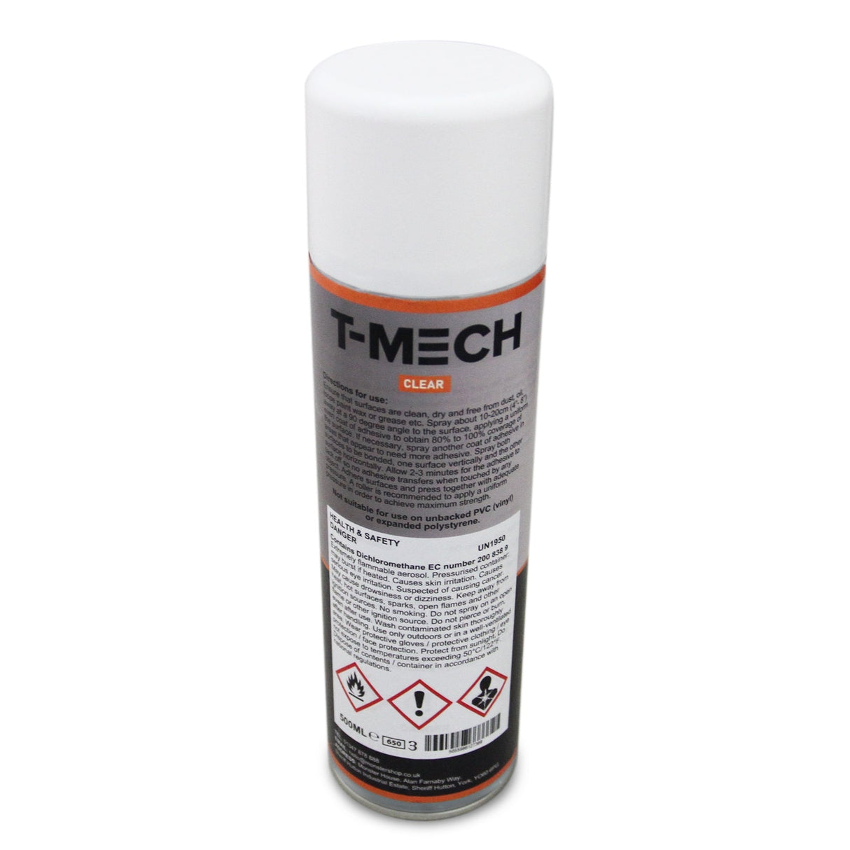 Cola adesiva para carpetes em spray resistente T-Mech 12 x 500ml