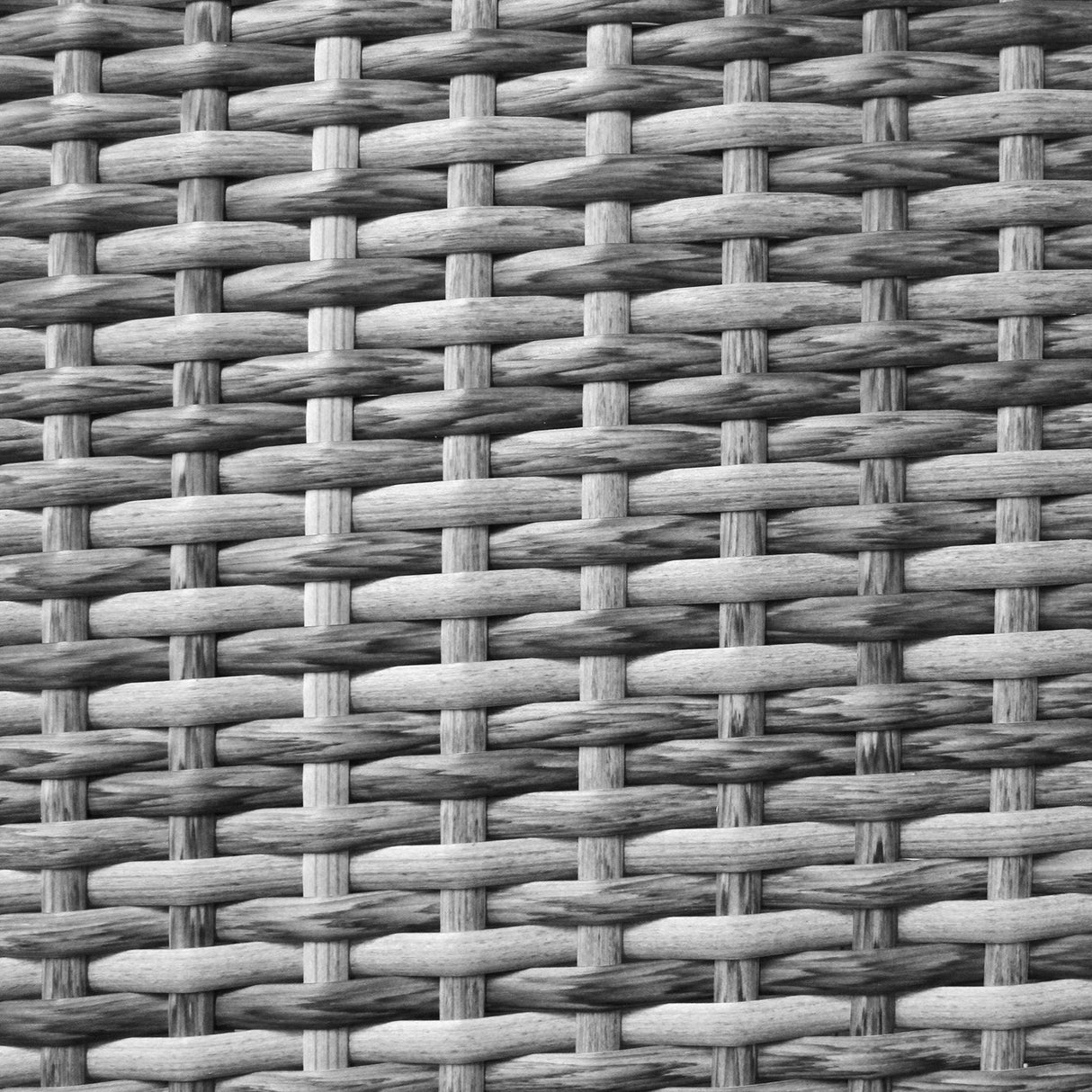 Conjunto bistró de rattan, 3 peças, cadeira de jardim ao ar livre, mesa, pá tio, sala de jantar, varanda, cinza claro