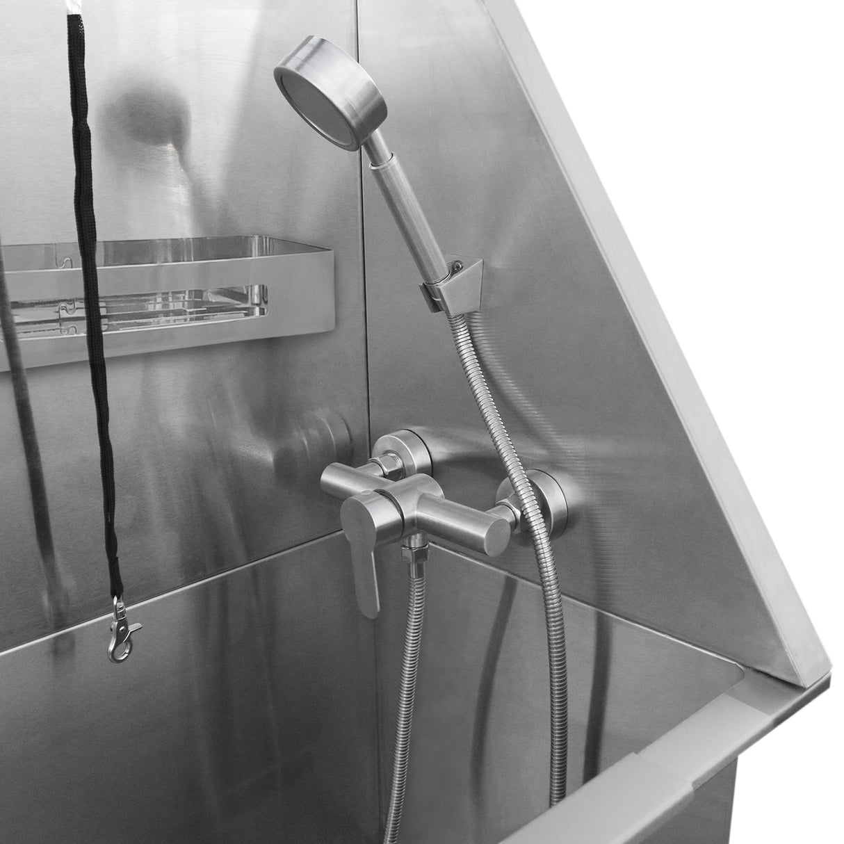 Estação de lavagem de animais de estimação aço inoxidável | 400 mm