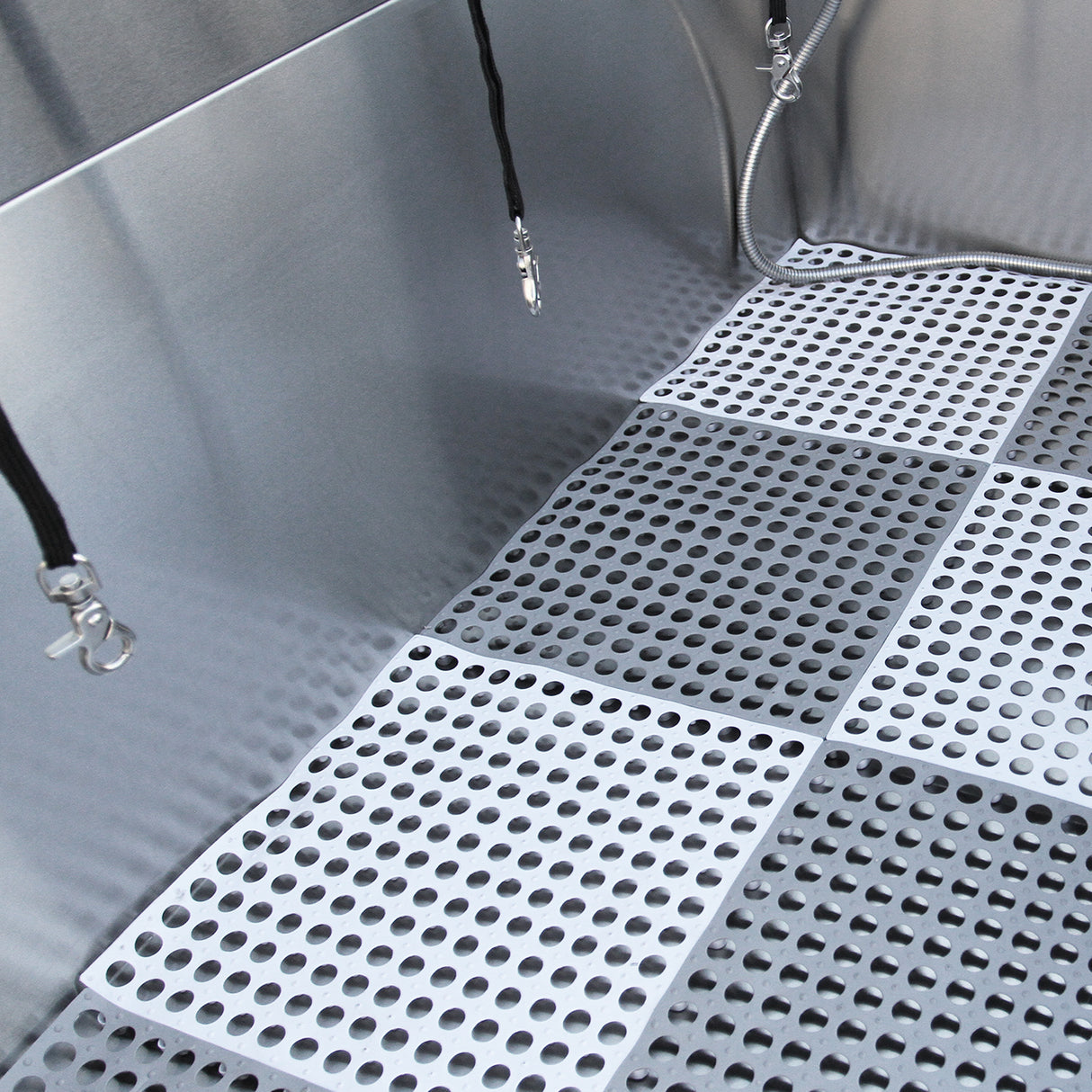 Estação de lavagem de animais de estimação aço inoxidável | 600 mm