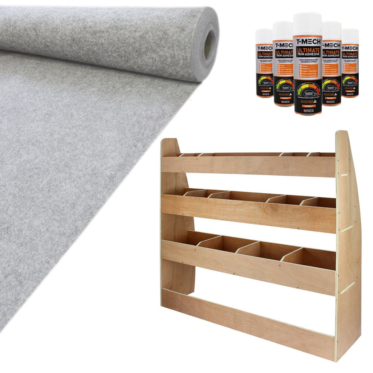 Forro Interior Prateado para Estantes Van 11 m2 e VW Caddy