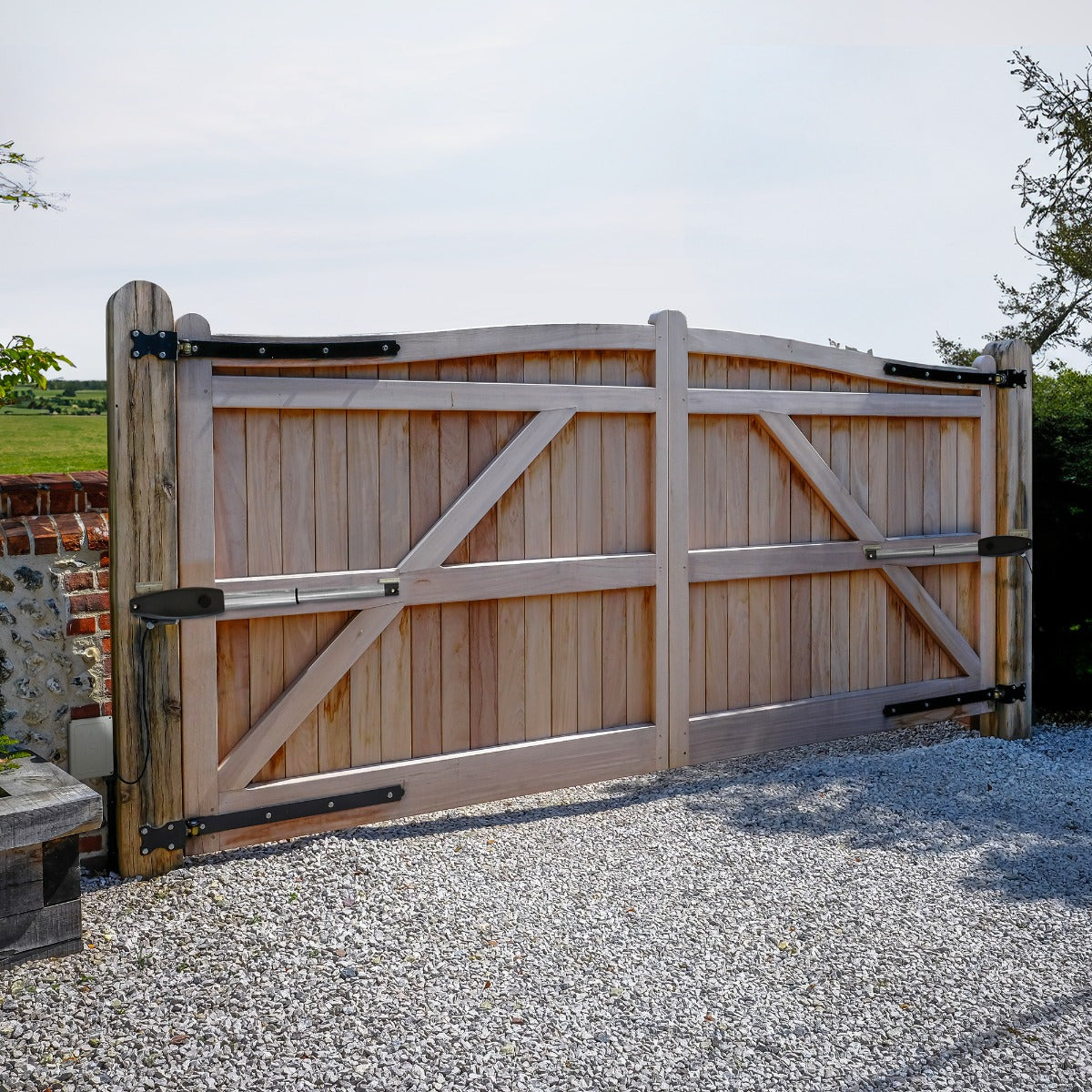 KIT Abridor de Porta KIT 2 Portas Abridor Automá tico de Porta Até 2,5m 300KG