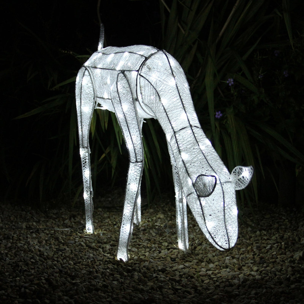 Rena LED Grande Veado Decoração de Natal Iluminação de Natal 61cm