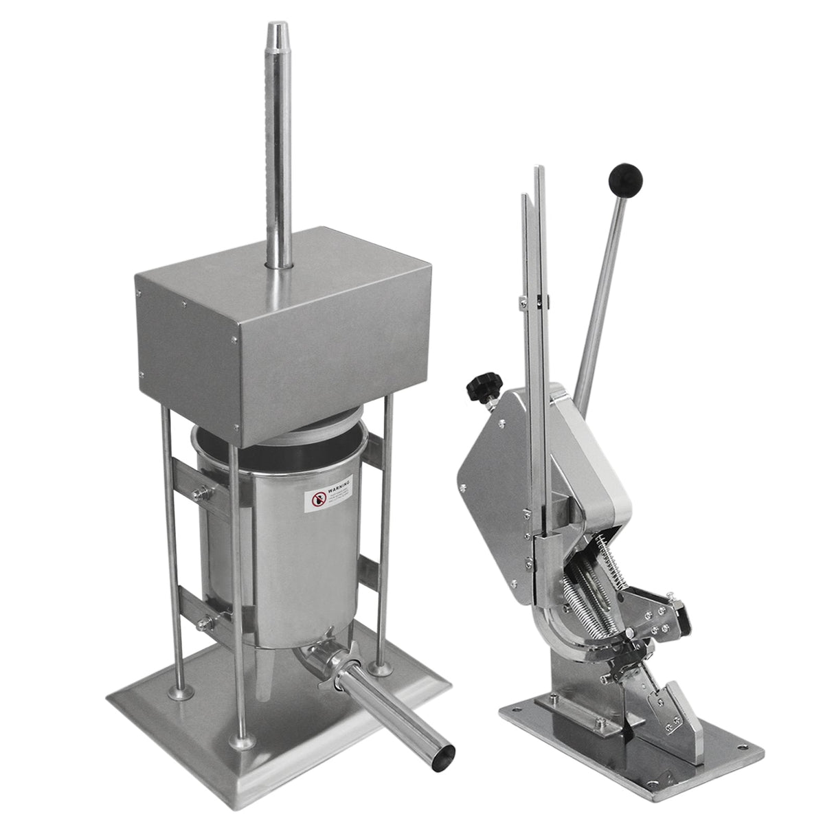 Kit de recheio de salsicha elétrico 15L e fatiador de salsicha comercial