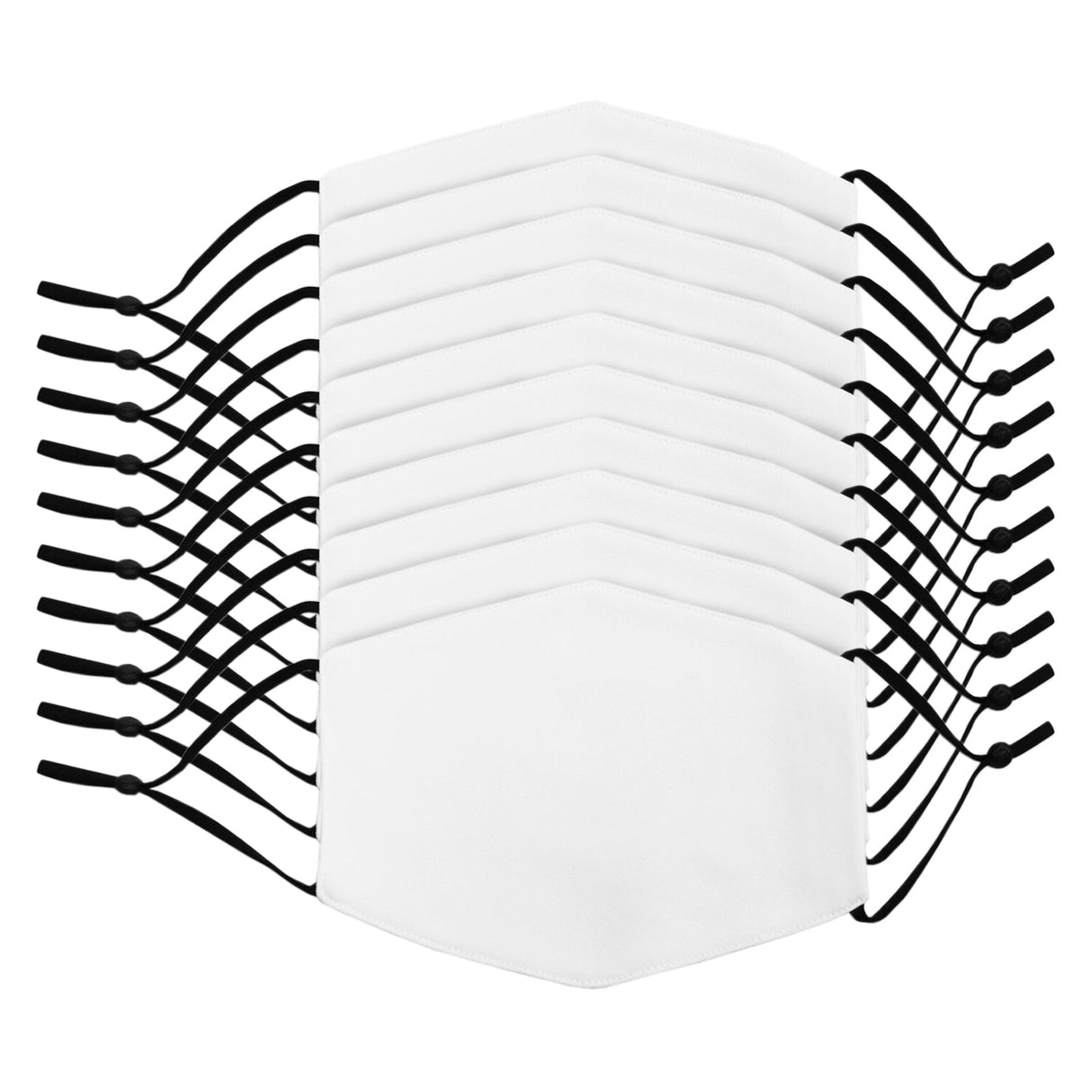 10 má scaras de sublimação personalizadas reutilizá veis ??médias para adultos