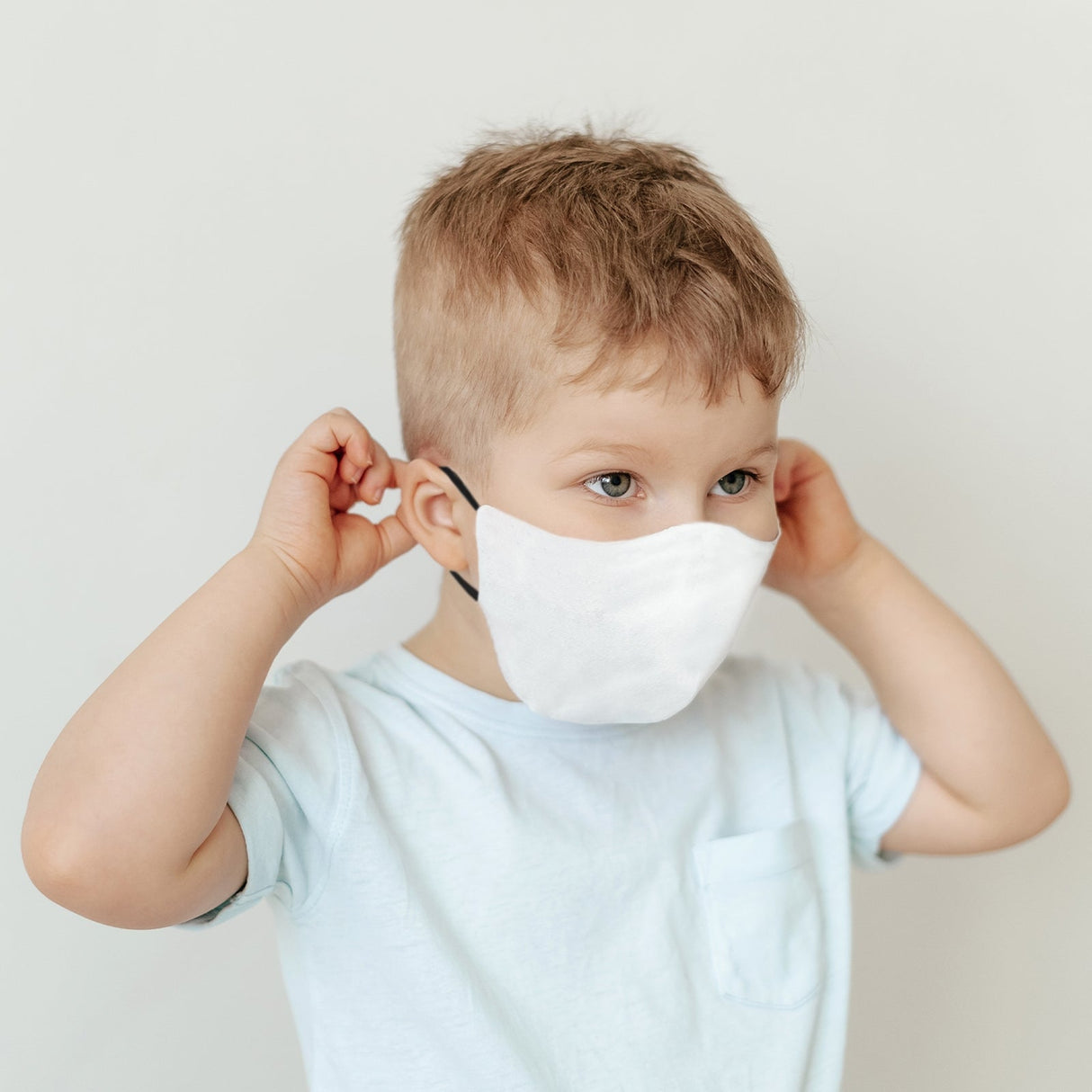 Pacote de Má scaras Brancas para Sublimação Vá rios Tamanhos / Pacote de 30