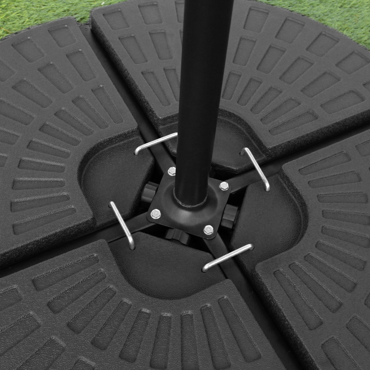 Base de guarda-chuva cantilever - Design em leque