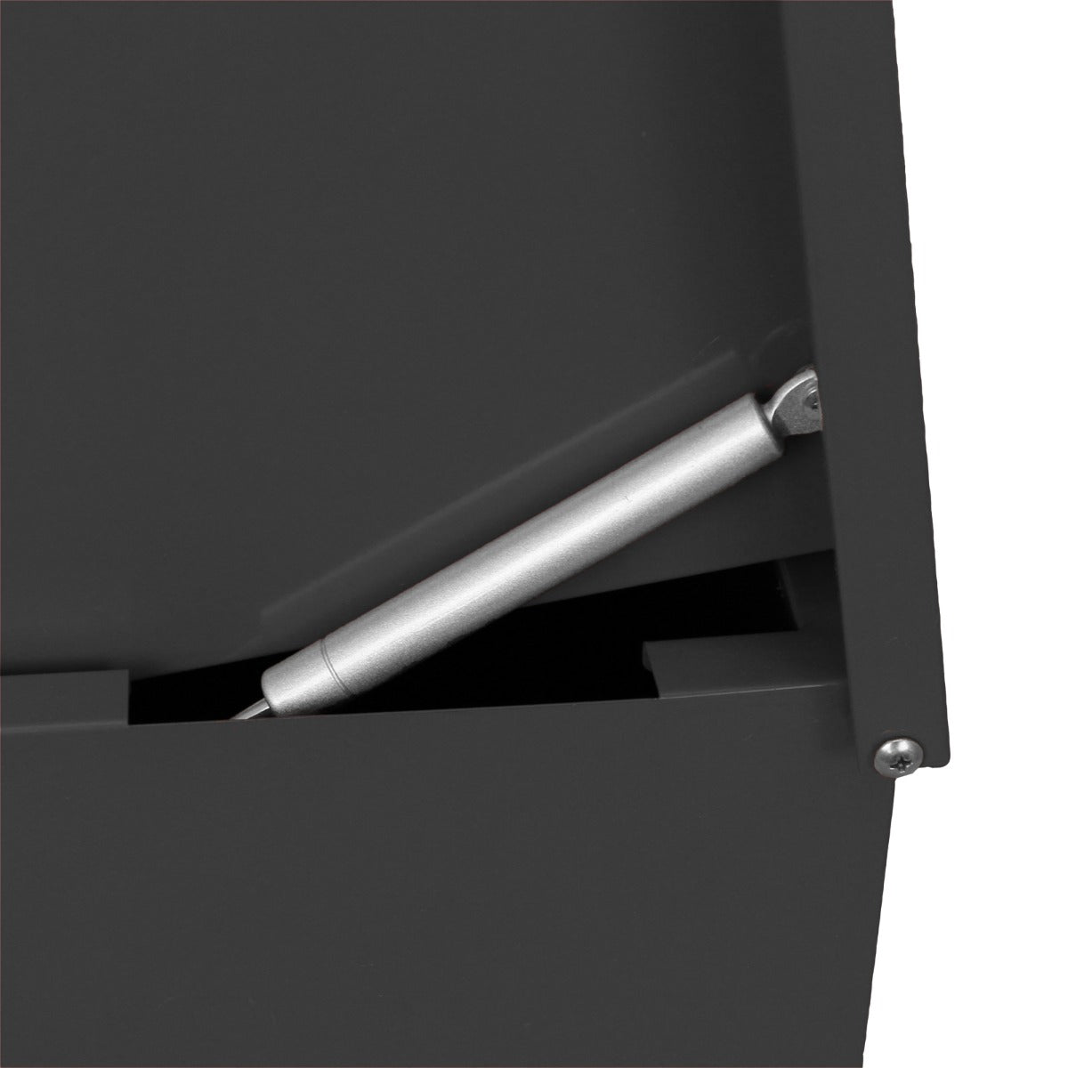 Caixa postal esperta exterior fixada na parede Lockable preta do pacote da caixa postal