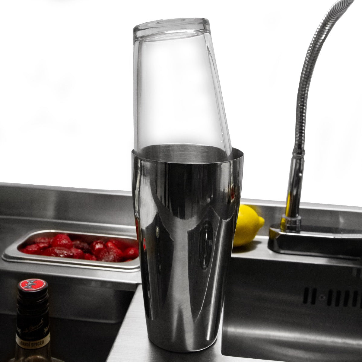 Kit de estação de coquetel duplo conjunto de coqueteleira para coquetéis profissionais