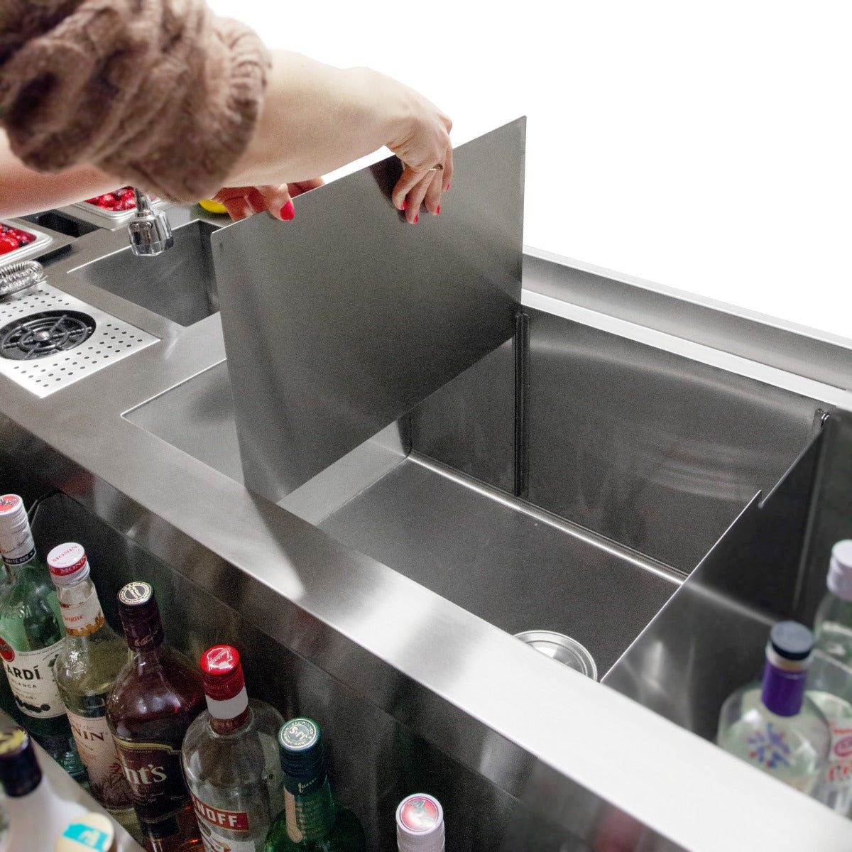 Kit de estação de coquetel duplo conjunto de coqueteleira para coquetéis profissionais