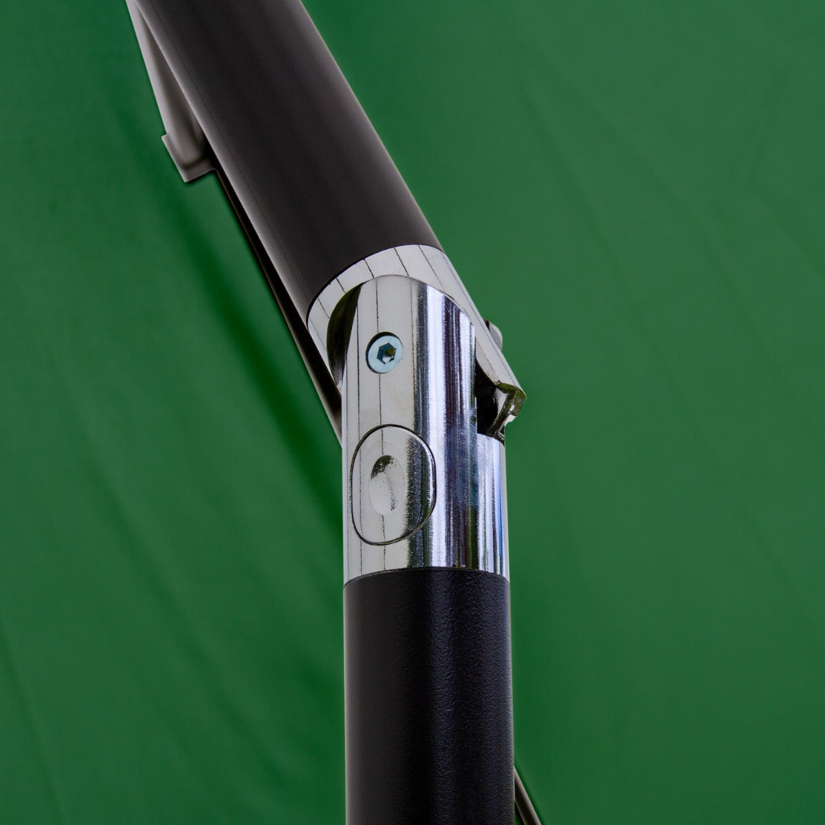 Guarda-chuva Cantilever Incliná vel de 2,7m com Luzes LED - Verde