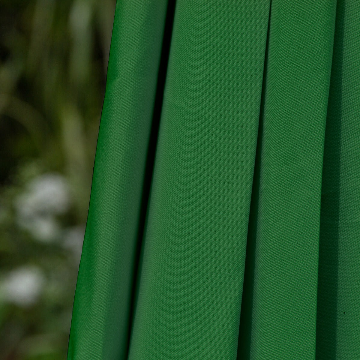 Guarda-chuva Cantilever Incliná vel de 2,7m com Luzes LED - Verde