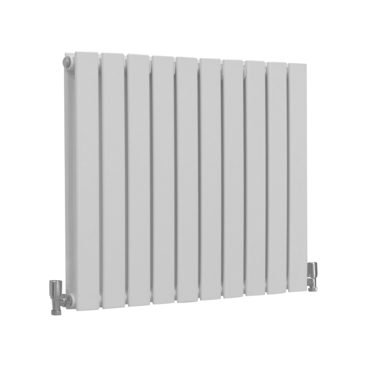 Radiadores de tela plana de design 600x700mm ? Branco brilhante
