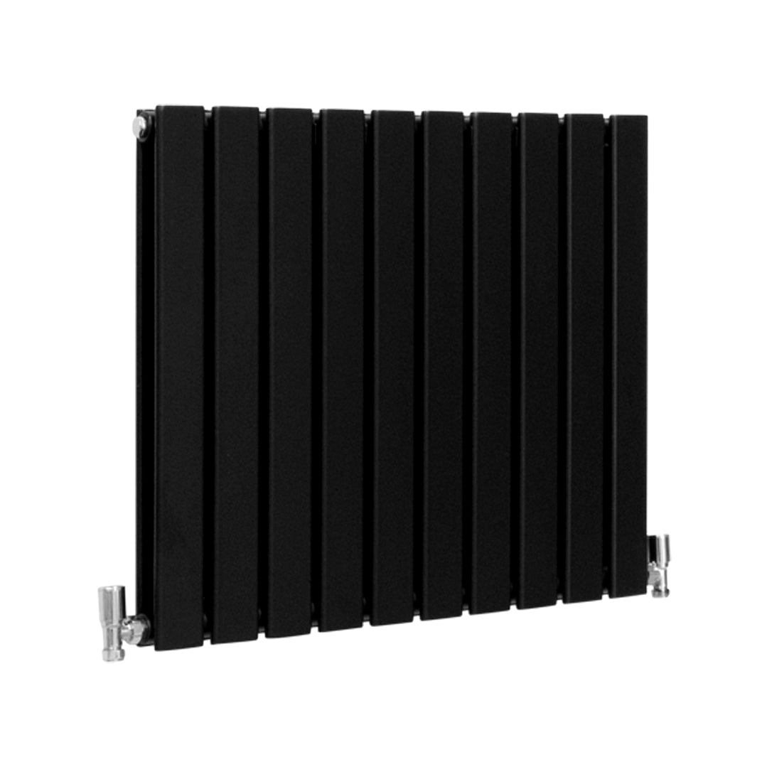 Radiadores de tela plana de design 600x700mm ? preto fosco