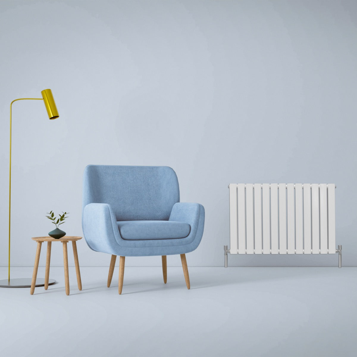 Radiadores de tela plana de design 600x910mm ? branco brilhante