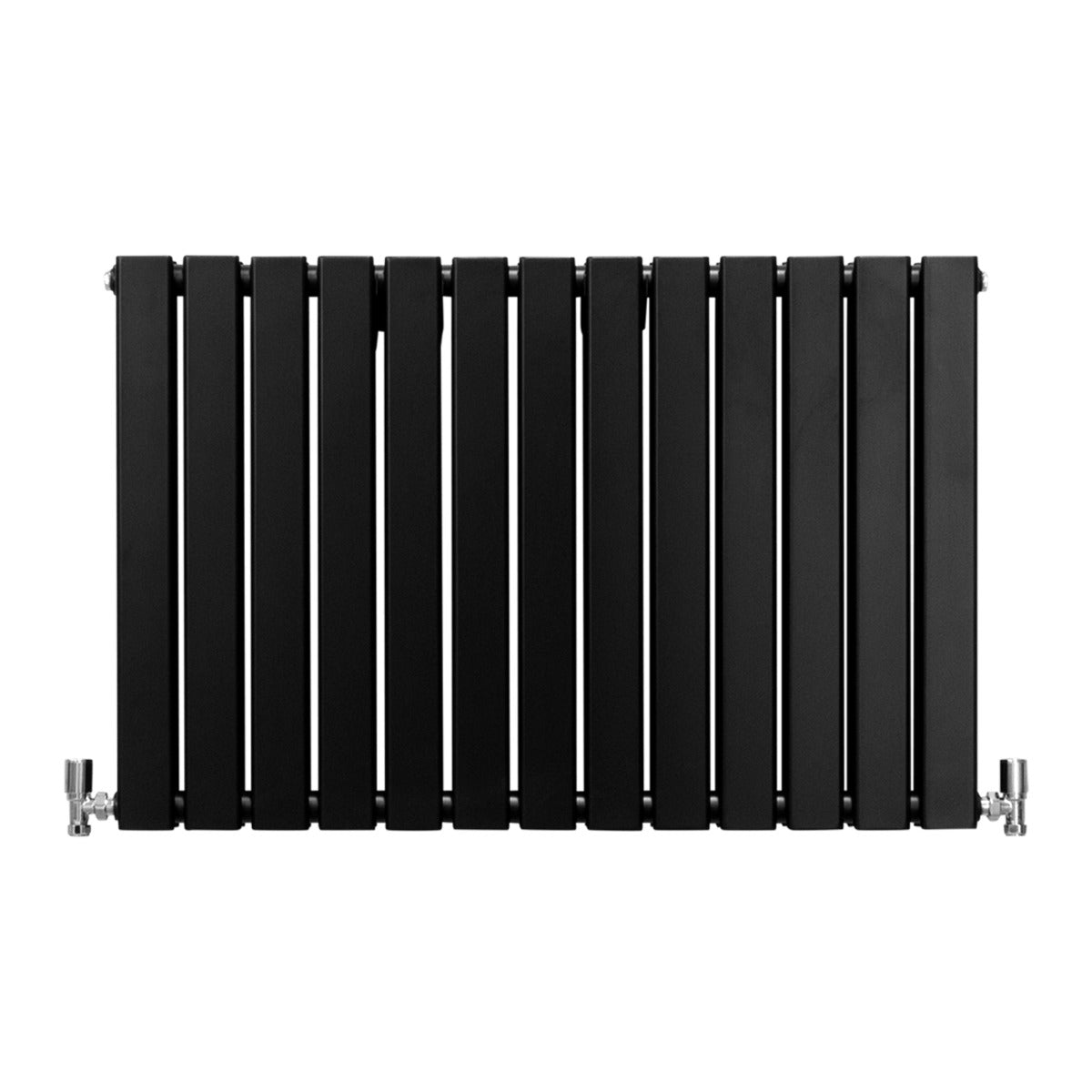 Radiadores de tela plana de design 600x910mm ? preto fosco