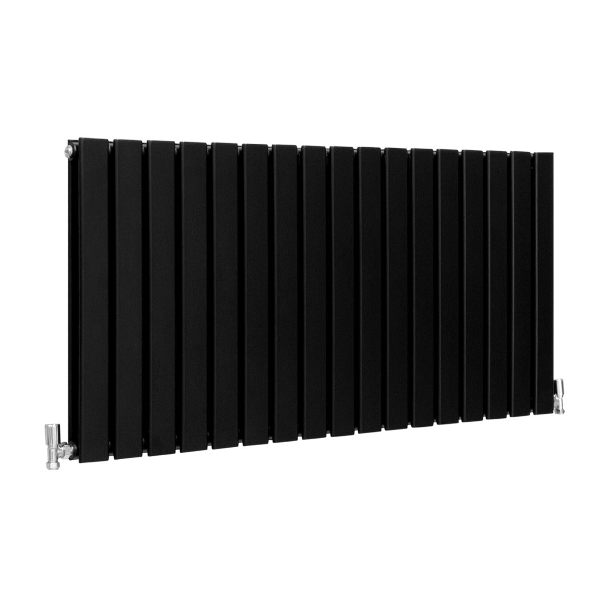 Radiadores de tela plana de design 600x1190mm ? preto fosco