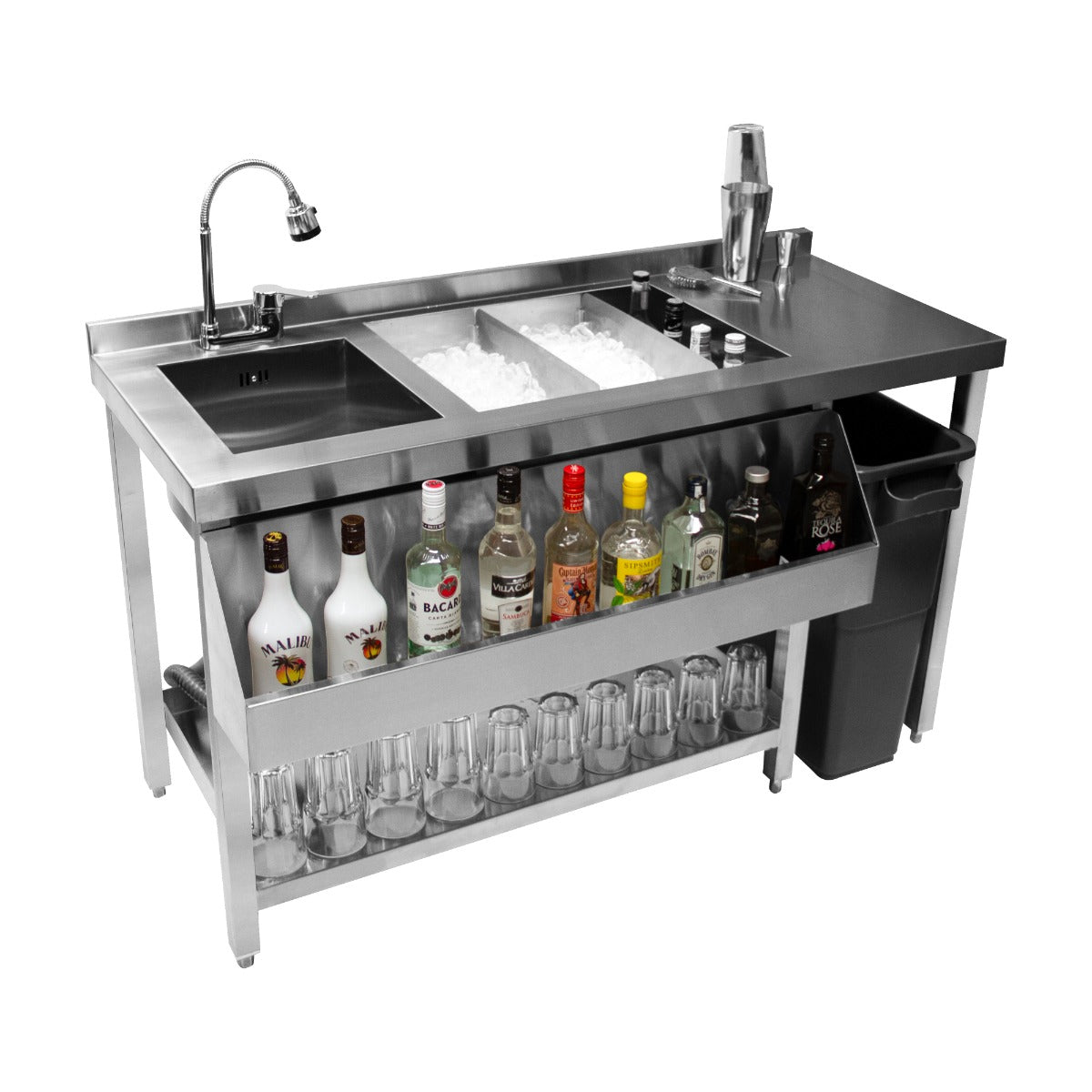 Kit completo de coquetel para bartender