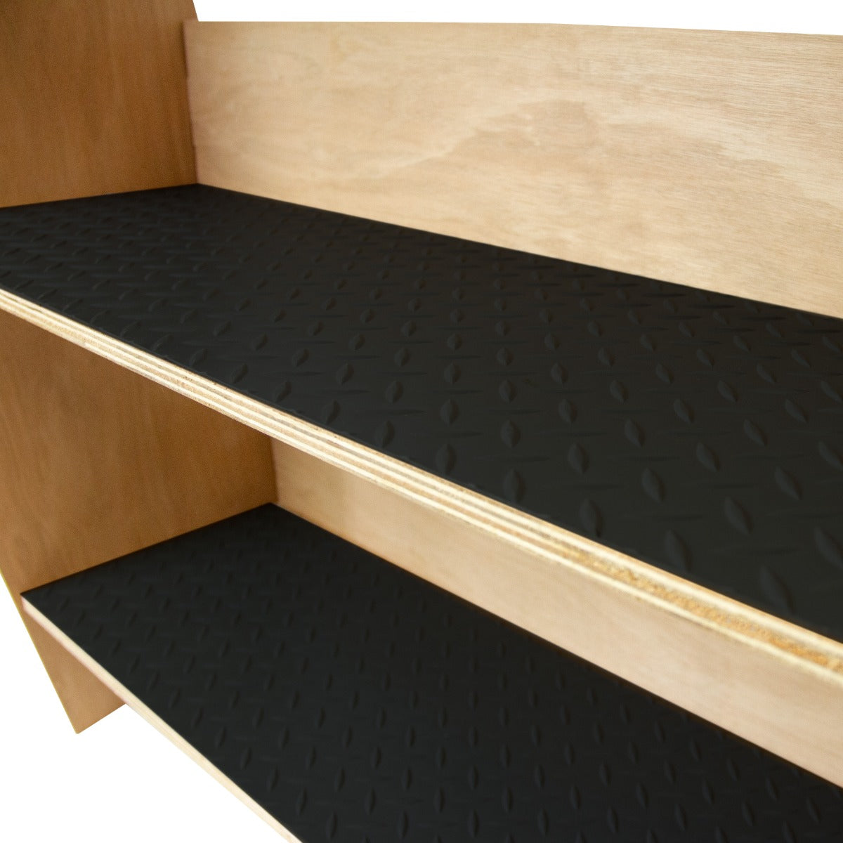 Van com estantes em MDF Ford Transit Custom SWB LWB