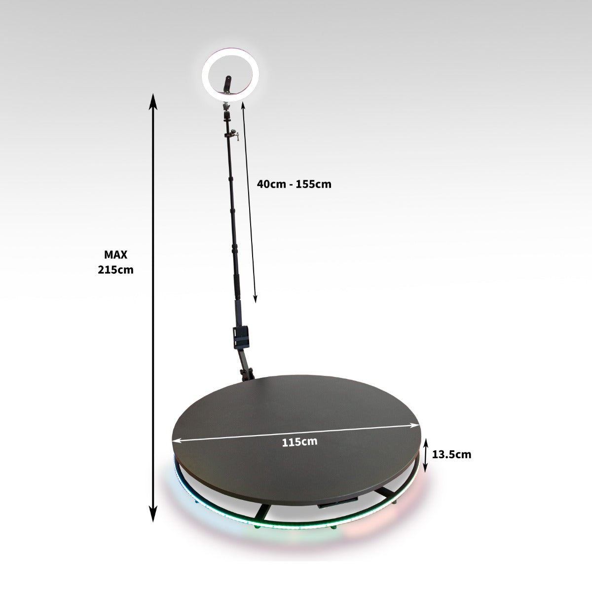 Máquina Cabine Fotográfica 360º - 115cm