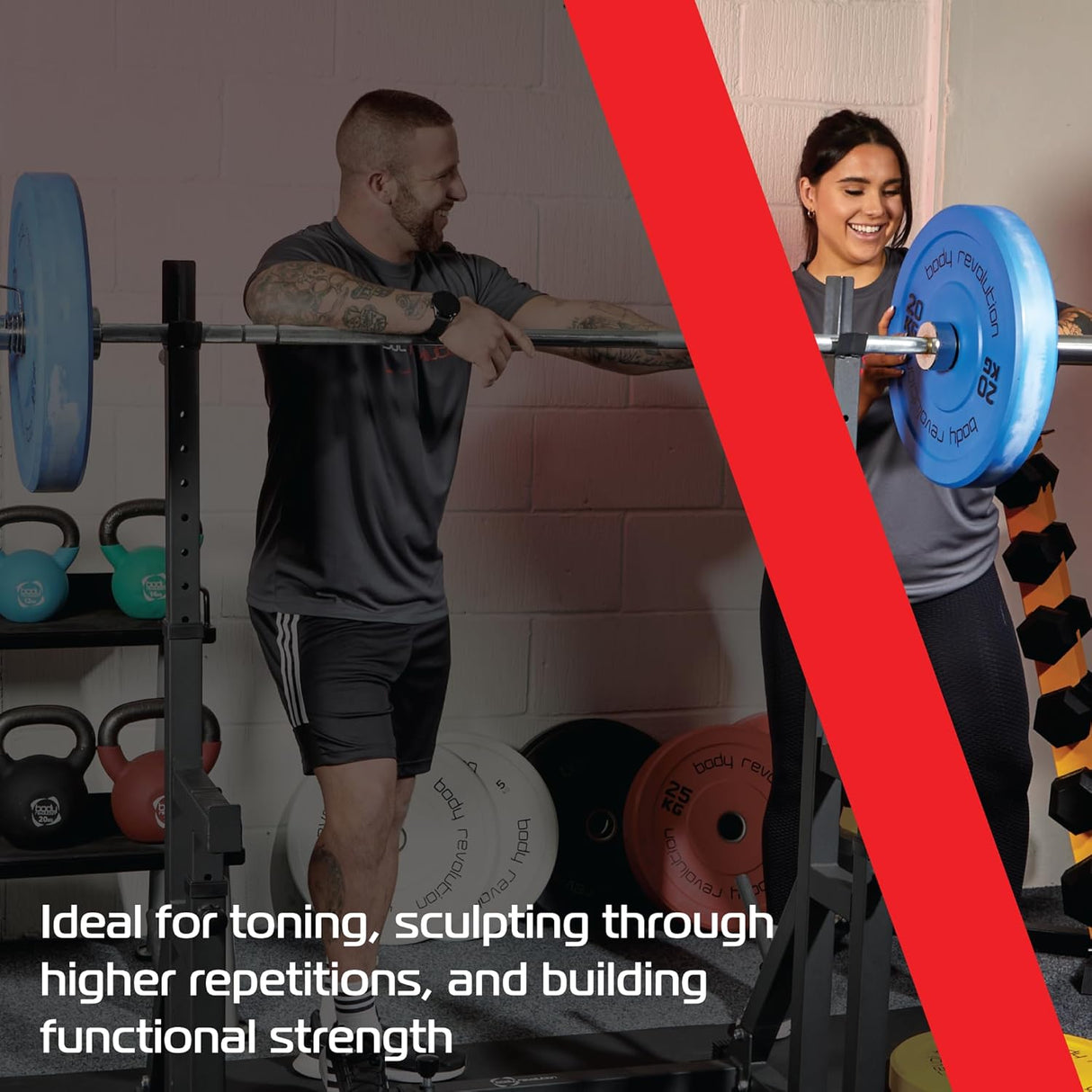 Barra Olímpica Body Revolution de 182cm