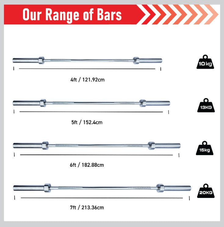 Barra Olímpica Body Revolution 152 cm