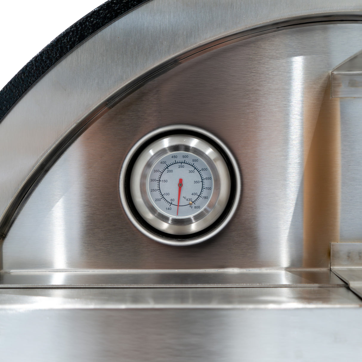 Forno de Pizza Extra Grande com Base de Pedra e Suporte