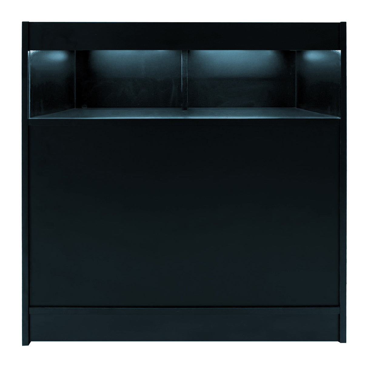 Conjunto de Balcões Comerciais com Luz LED "IRIS" CM60+ 2x B900 – cor Preto