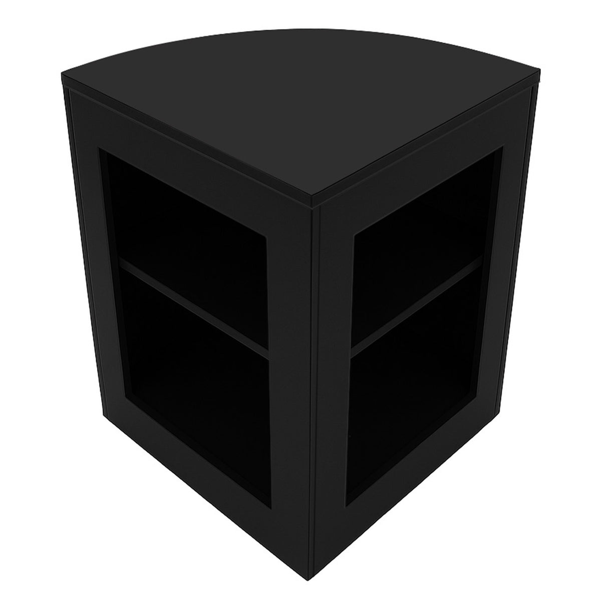 Conjunto de Balcões Comerciais com Luz LED "ADONIS" CM60 + B900 + C900 – cor Preto