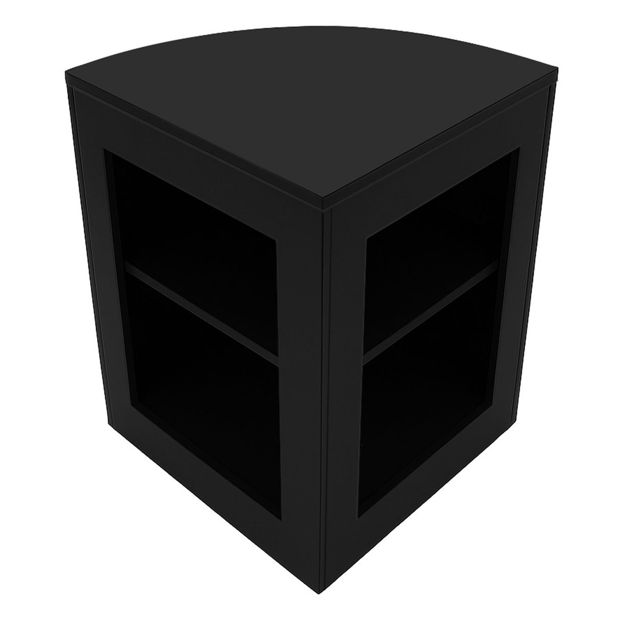 Conjunto de Balcões Comerciais com Luz LED "POLARIS" CM60 + B900 + K900 + TB60 – cor Preto (Copy)