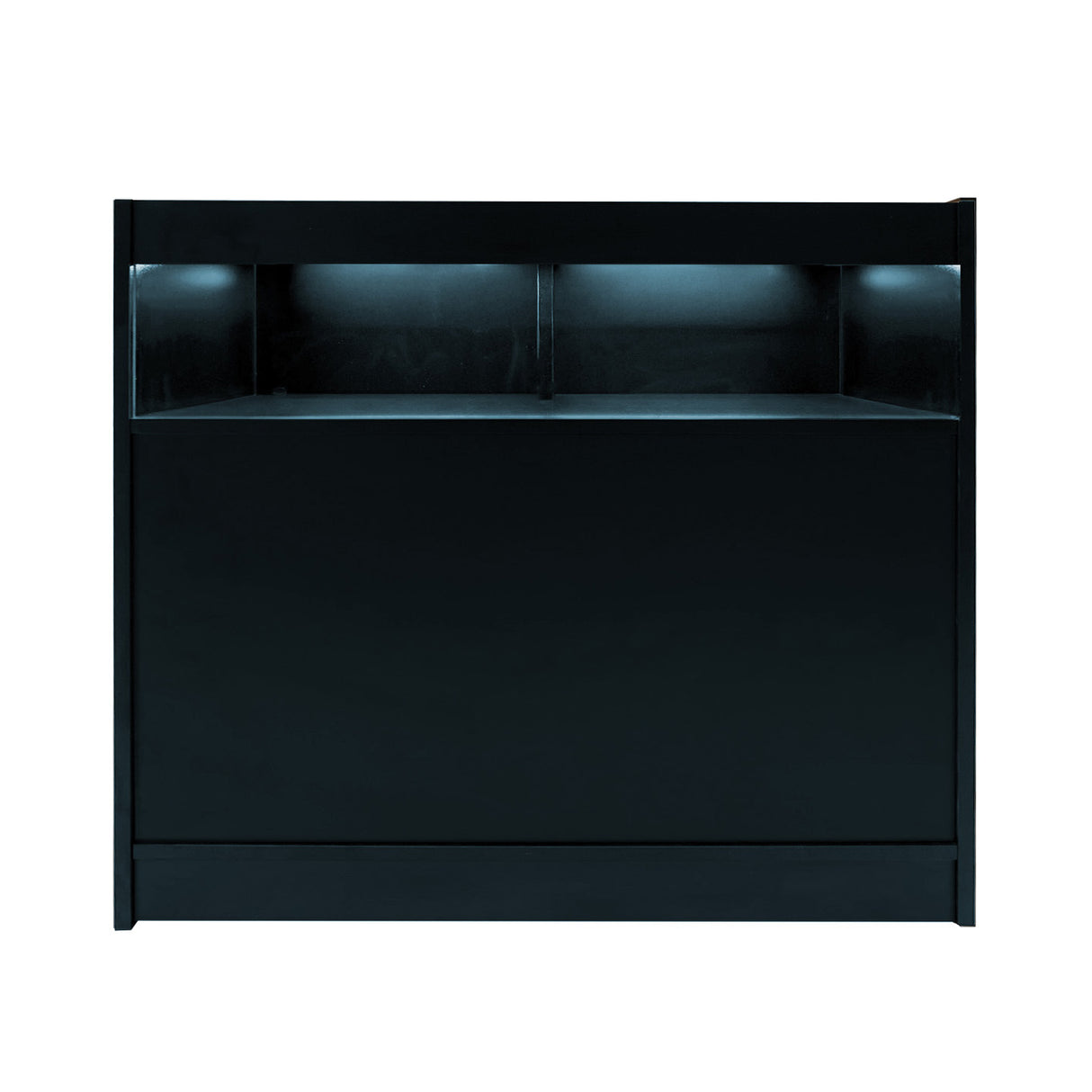 Conjunto de Balcões Comerciais com Luz LED "THESEUS" LM60+ 2x B1200 – cor Preto