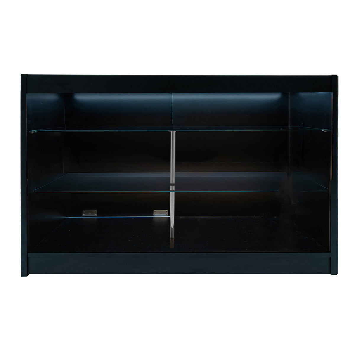 Conjunto de Balcões Comerciais com Luz LED "HELIOS" CM60+ 2x K1500 – cor Preto