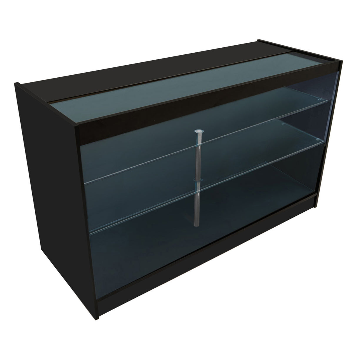 Conjunto de Balcões Comerciais com Luz LED "HERA" CM60 + K1500 + C1500 – cor Preto