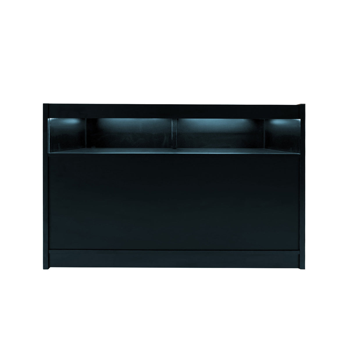 Conjunto de Balcões Comerciais com Luz LED "THESEUS" LM60+ 2x B1500 – cor Preto