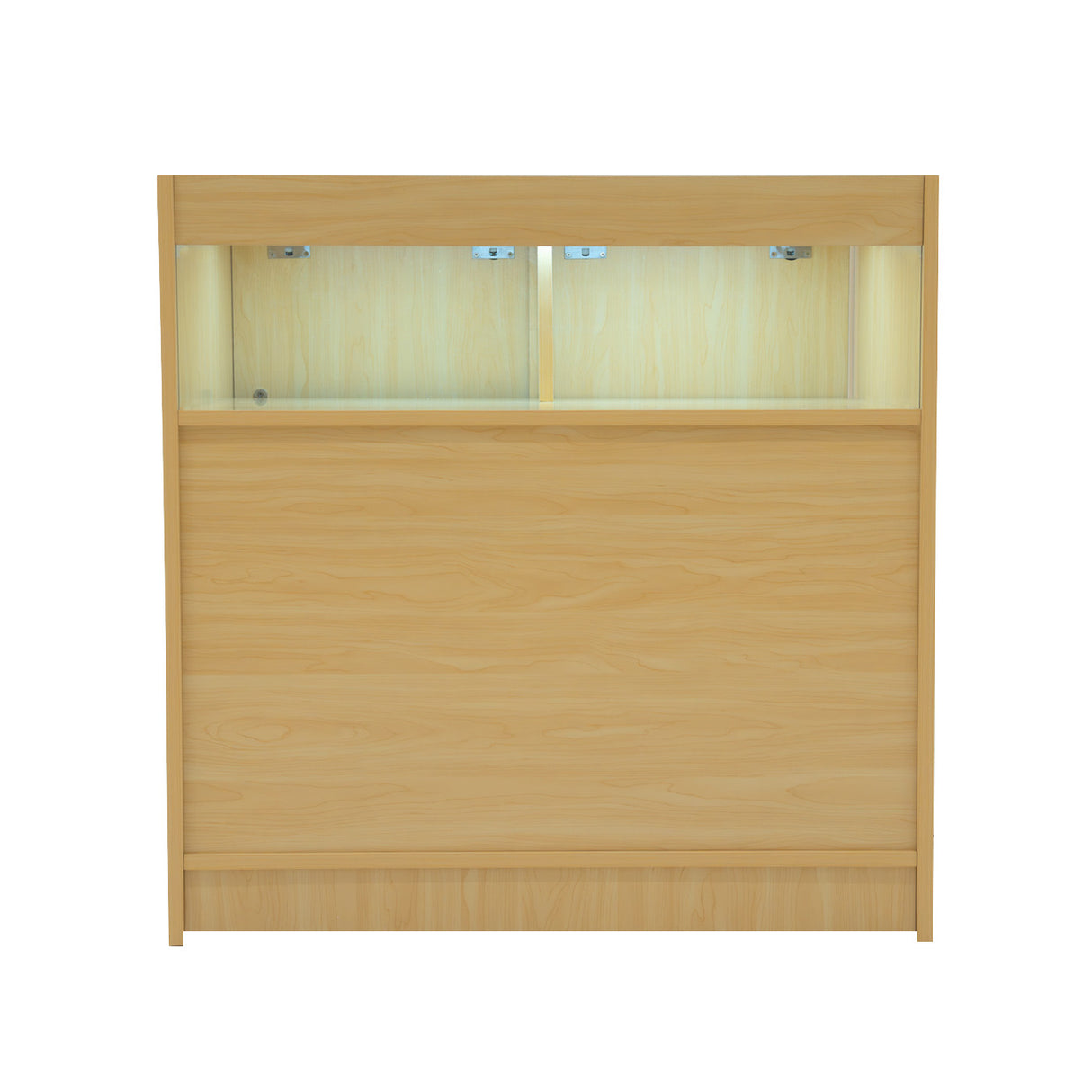 Conjunto de Balcões Comerciais com Luz LED "THESEUS" LM60+ 2x B900 – cor Maple