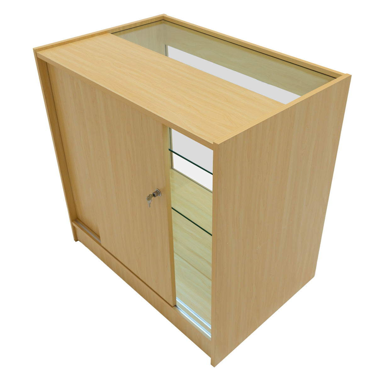 Conjunto de Balcões Comerciais com Luz LED "APOLLO" LM60+ 2x K900 – cor Maple