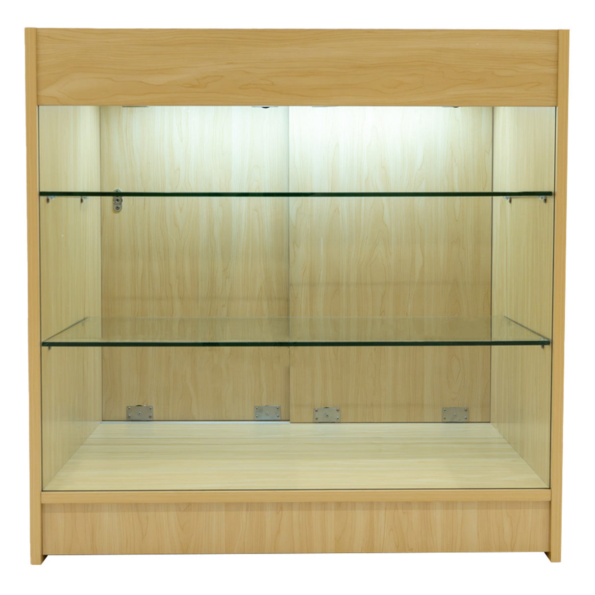 Conjunto de Balcões Comerciais com Luz LED "APOLLO" LM60+ 2x K900 – cor Maple