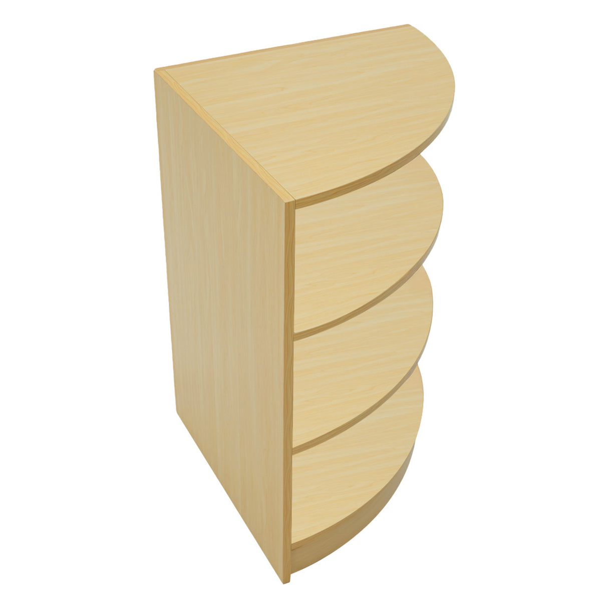 Conjunto de Balcões Comerciais com Luz LED "HYPERION" LM60 + B900 + K900 + TB60 – cor Maple