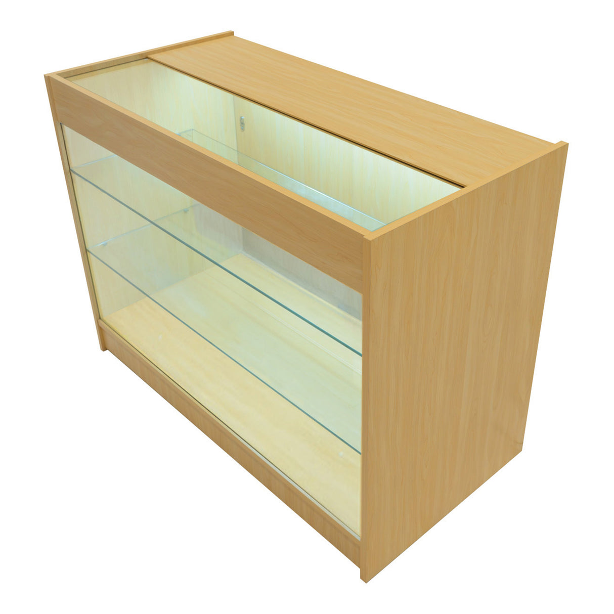 Conjunto de Balcões Comerciais com Luz LED "APOLLO" LM60+ 2x K1200 – cor Maple