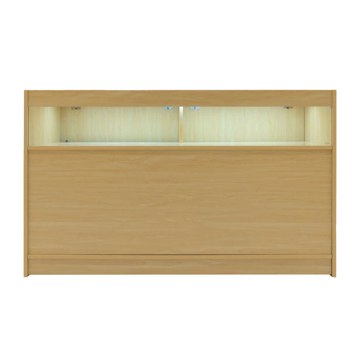 Conjunto de Balcões Comerciais com Luz LED "THESEUS" LM60+ 2x B1500 – cor Maple