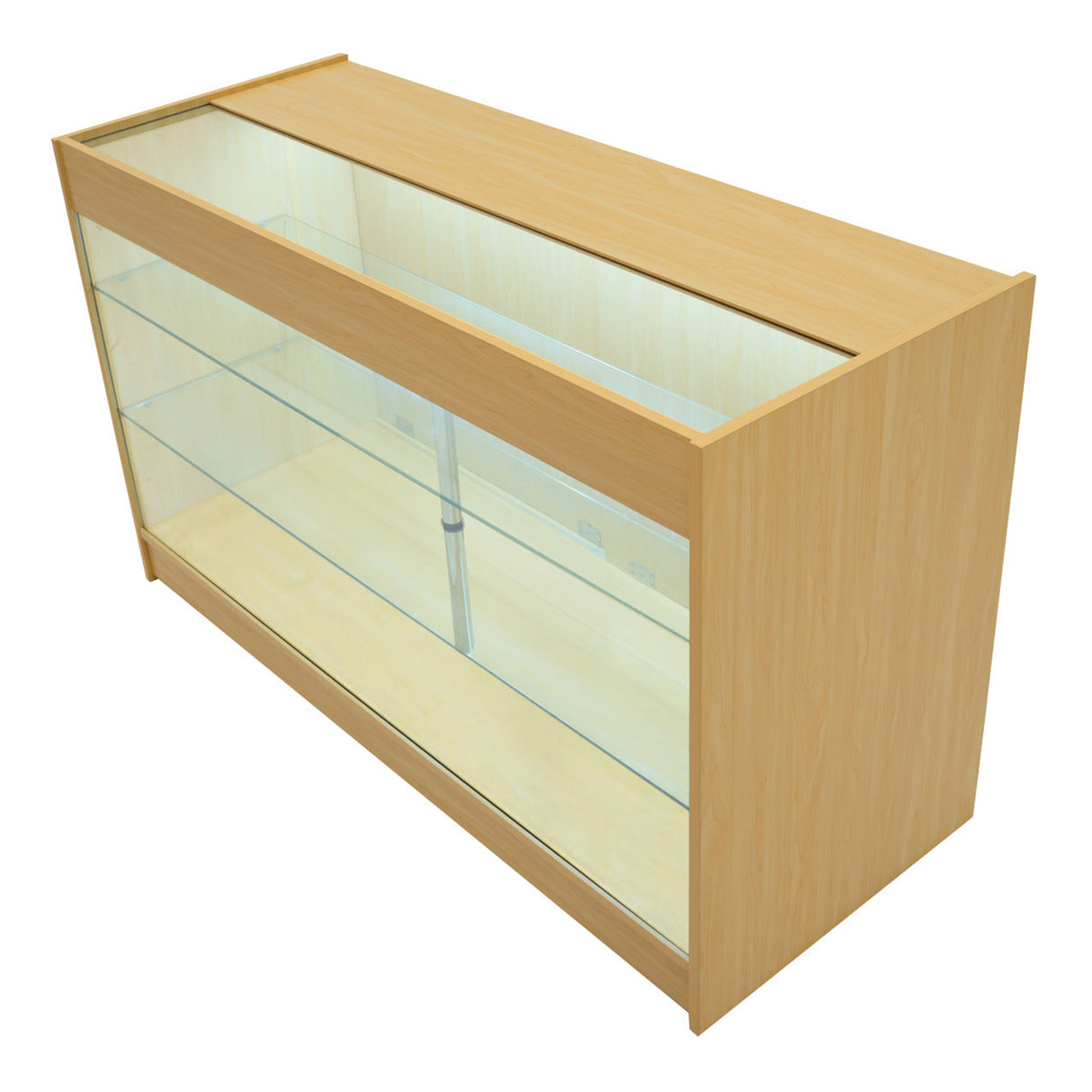 Conjunto de Balcões Comerciais com Luz LED "APOLLO" LM60+ 2x K1500 – cor Maple