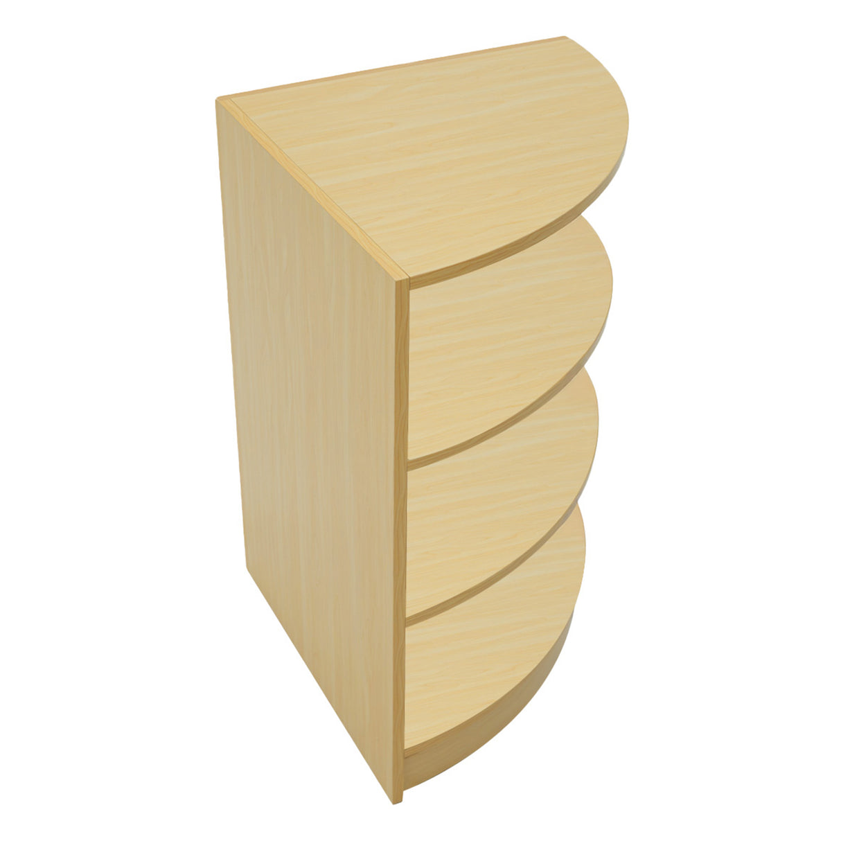 Conjunto de Balcões Comerciais com Luz LED "DEMETER" LM60 + K1500 + B1500 – cor Maple