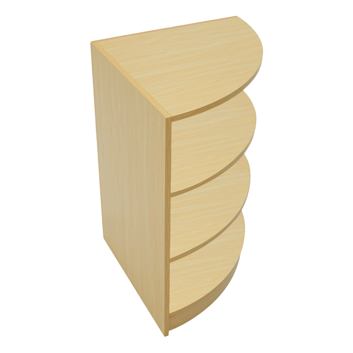 Conjunto de Balcões Comerciais com Luz LED "CALLIOPE" LM60 + K1500 + C1500 – cor Maple